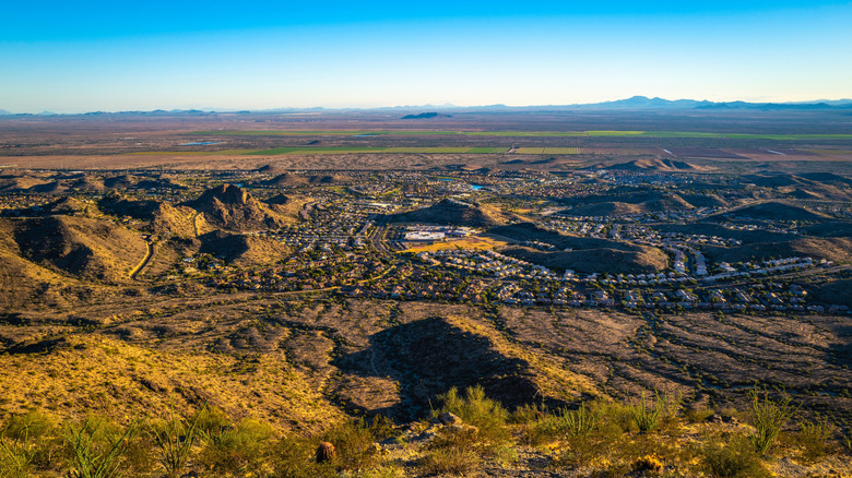 Phoenix, Arizona, mountain landscapes from Dobbins Lookout