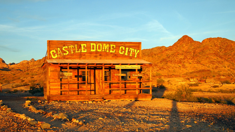 Building in Castle Dome City, Arizona