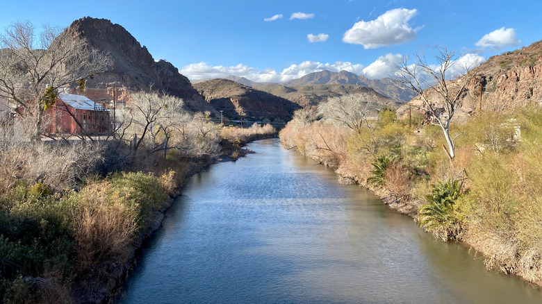 San Francisco River in Clifton, Arizona