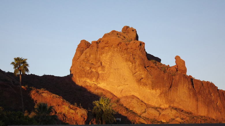 A boulder in Paradiise Valley, Arizona