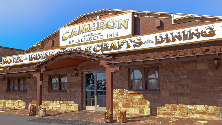 Exterior of Cameron Trading Post in Cameron, Arizona