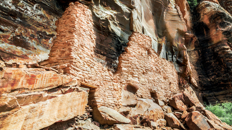 A cliff dwelling at Palatki Heritage Site near Sedona, Arizone
