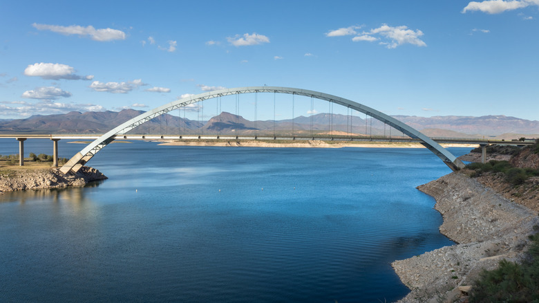 A view of Roosevelt Lake, Arizona