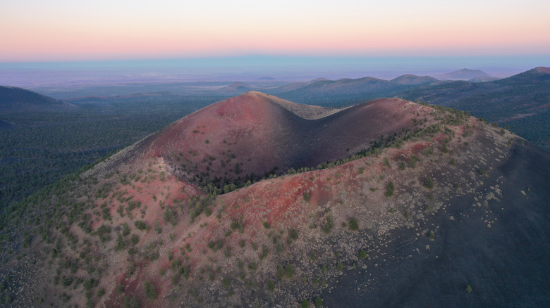 The Sunset Crater Volcano near Flagstaff, Arizona