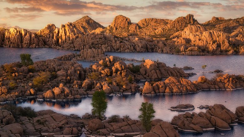Granite Dells on Watson Lake in Arizona