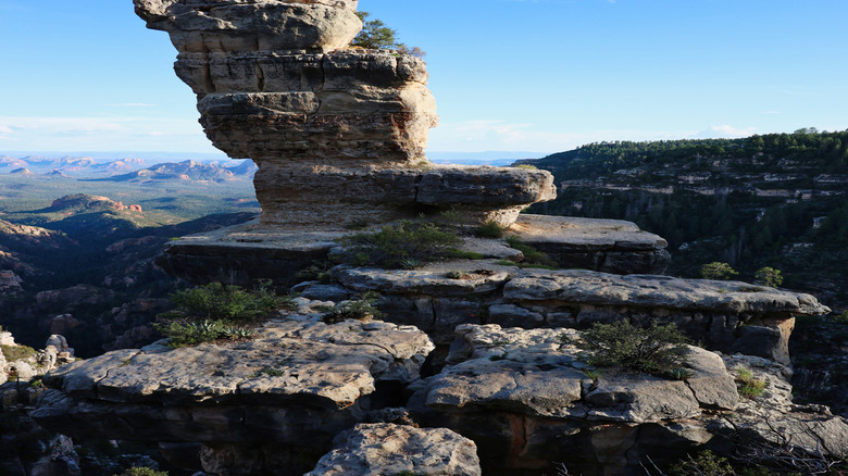 jenga rocks on the edge of the world drive in arizona
