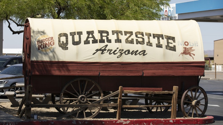 The Quartzsite, Arizona welcome wagon