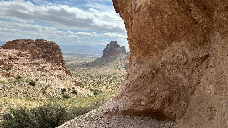 A view across the Mt. Nutt Wilderness in the Black Mountains of Airzona