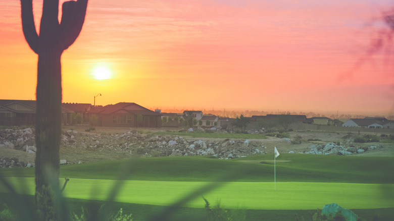 Verrado Golf Club at sunrise