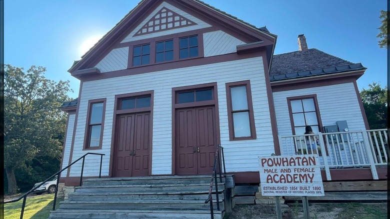 Powhatan Male and Female Academy at Powhatan Historic State Park in Arkansas