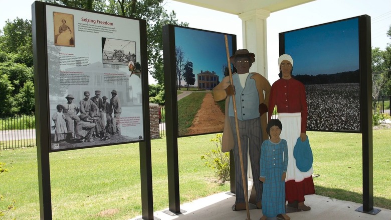 Display at Freedom Park, Helena