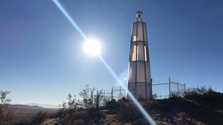 A view of Desert Lighthouse in the afternoon