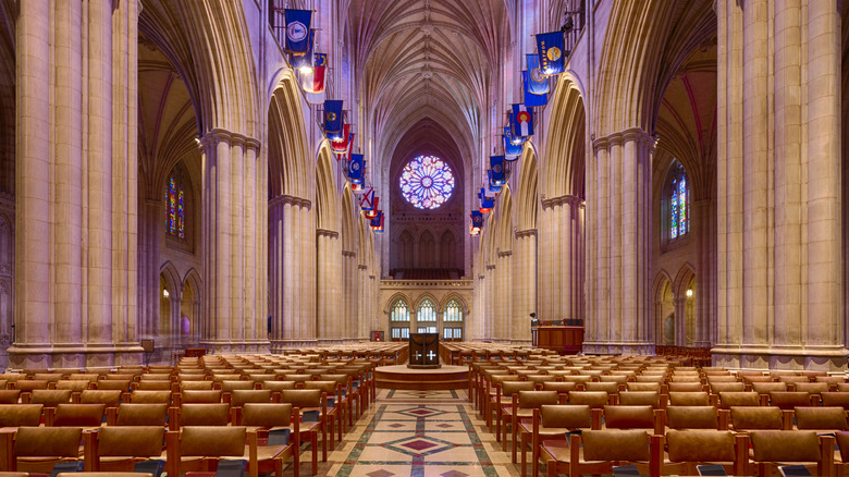 View of the Washington National Cathedral's Nave