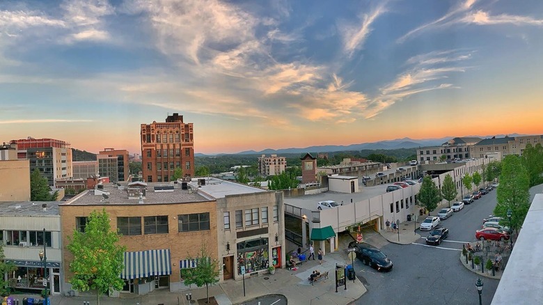 Sunset at Hemingway's Cuba in Asheville