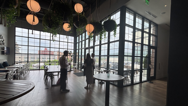 The interior of The Observatory Rooftop Bar & Lounge