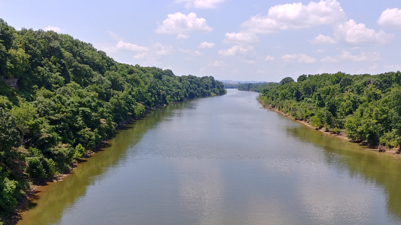 View of the Cumberland River in Tennessee