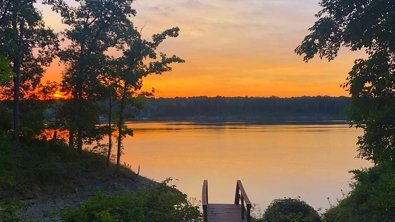Sunset at Raccoon Lake