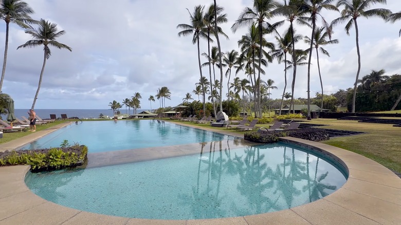 Infinity pool at Hana-Maui Resort in Hawaii