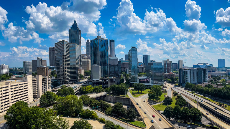 Downtown Atlanta's skyline
