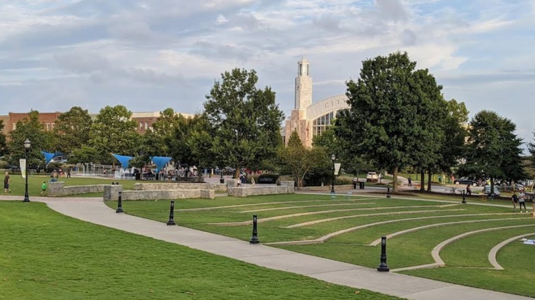 Town center park in Suwanee