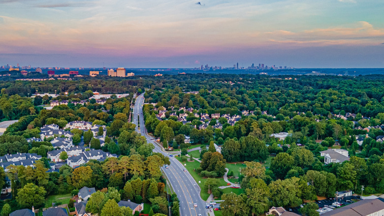 Smyrna, Georgia, at sunset
