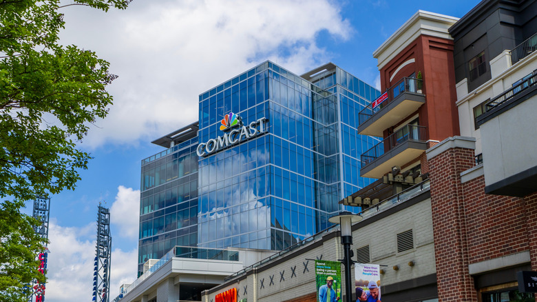 The Comcast building at the Battery