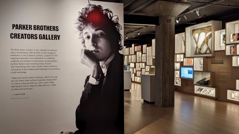 Exhibit at Bob Dylan Center