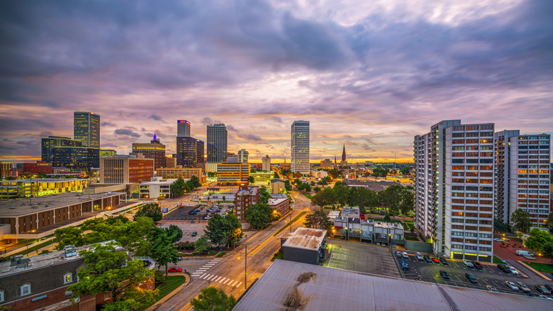 The skyline of Tulsa, Oklahoma