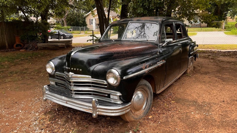 A car displayed at The Outsiders House Museum