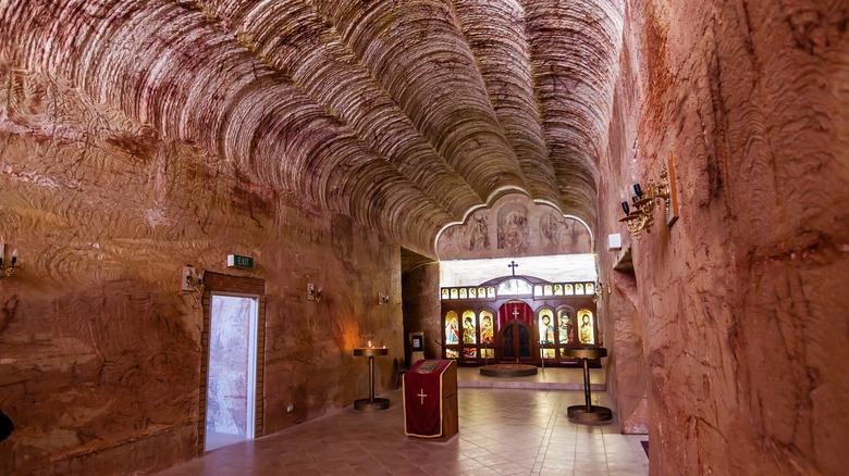 Churches, homes, and hotels are underground in Coober Pedy