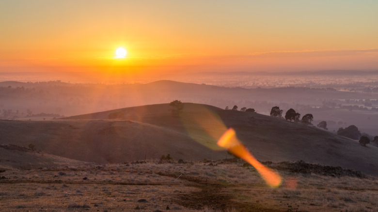 Early morning view from Mount Dookie