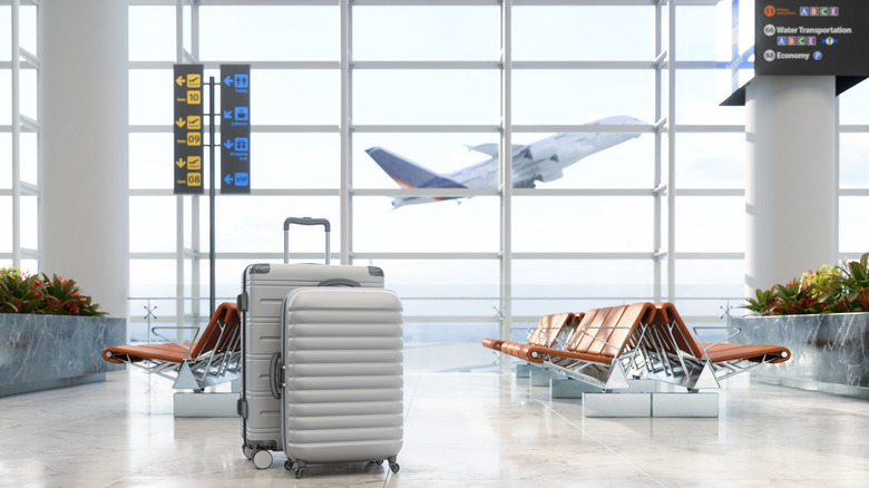 Airport boarding gate
