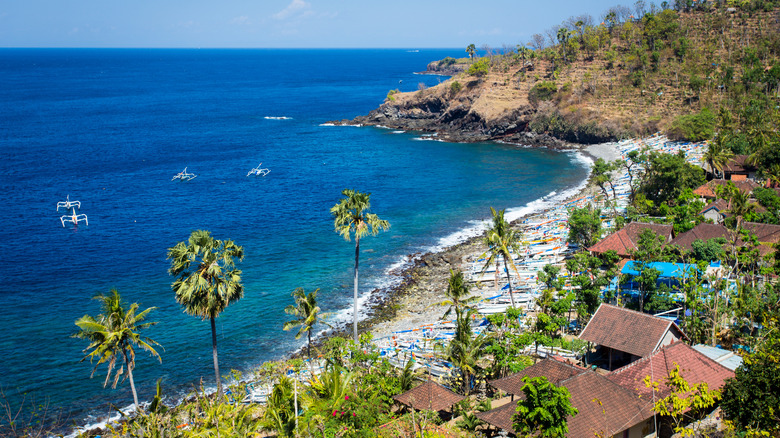 Fishing village in Amed, Bali