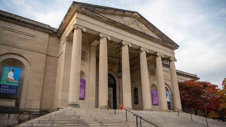 The exterior of the striking Baltimore Museum of Art in Charles Village