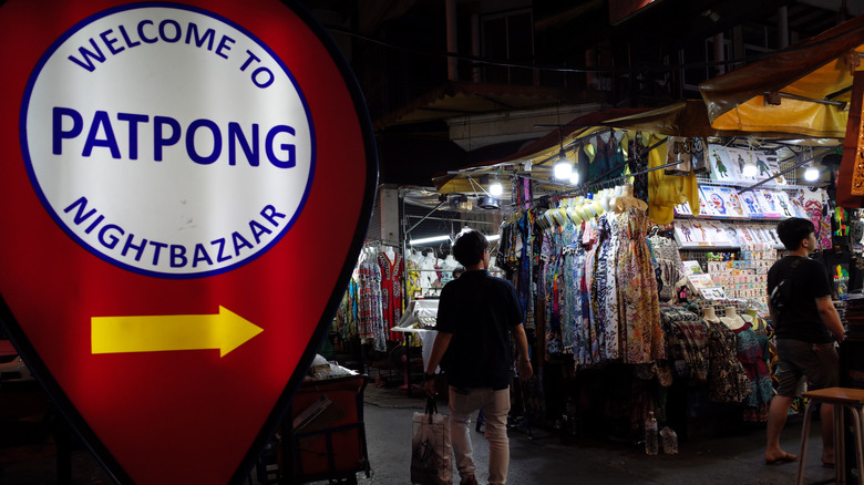 Patpong Night Market in Bangkok, Thailand