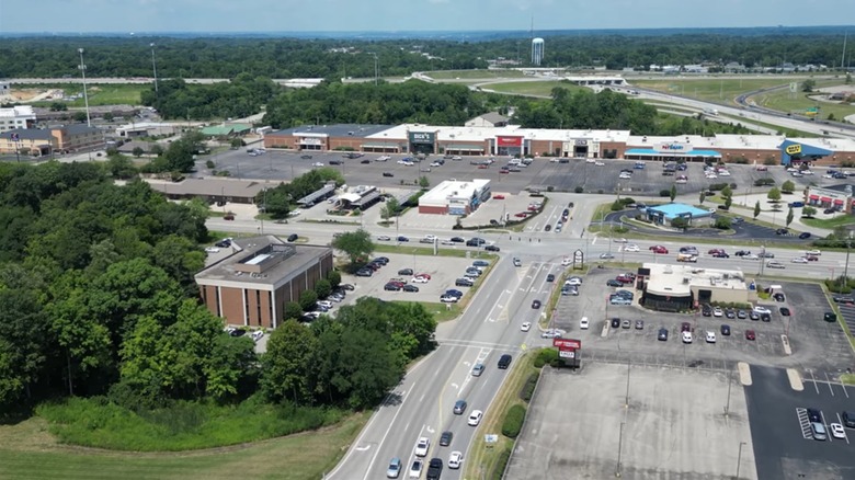 An aerial view of Batavia, Ohio.