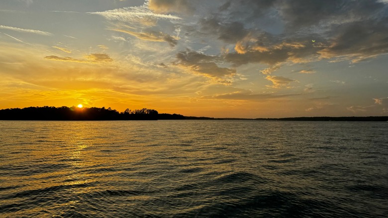 Sunset over Lake Martin, Alabama