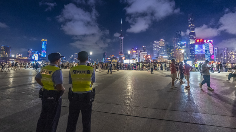 Police in Shanghai