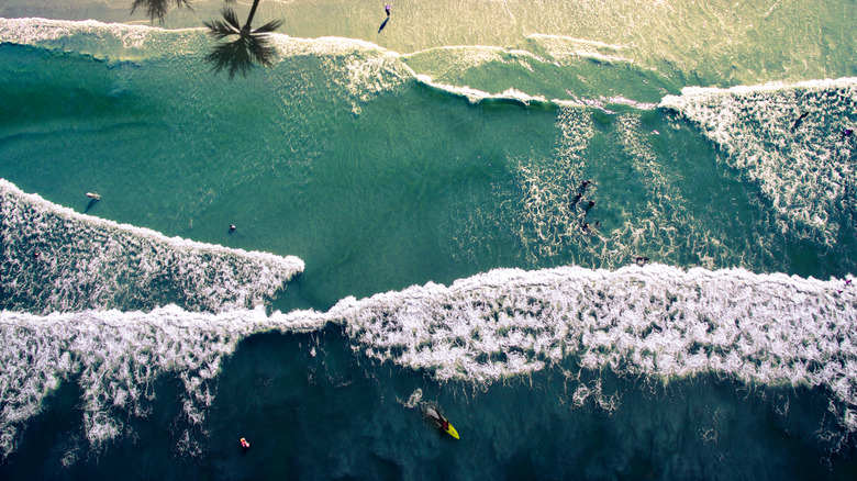 Aerial view of New Smyrna Beach
