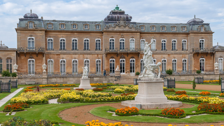 Wrest Park lords over Silsoe, Bedfordshire UK