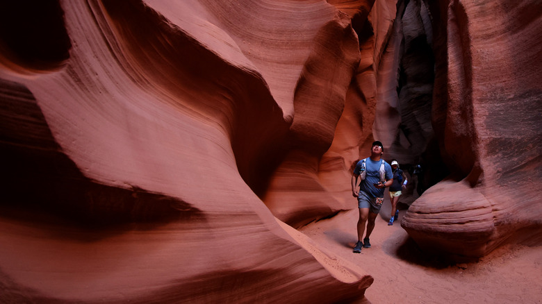 Runners at the April half marathon in Canyon X