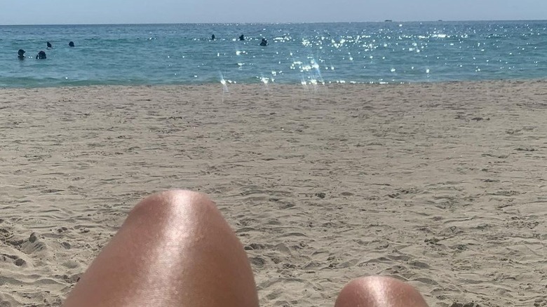 Woman on beach