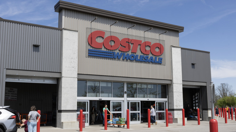 The exterior of a Costco Wholesale store