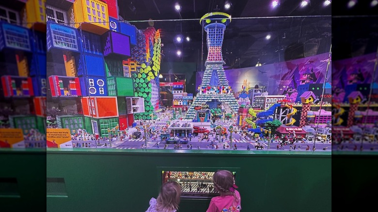 A LEGO display at a LEGOLand Discovery Center