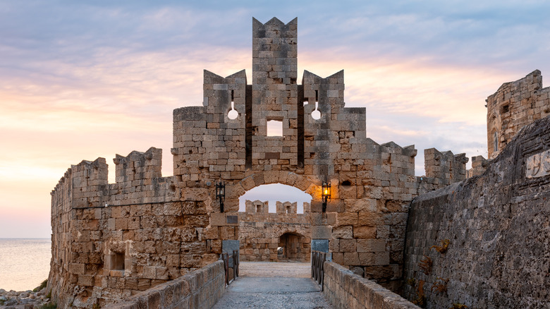St. Paul's Gate in the Medieval City on Rhodes, Greece