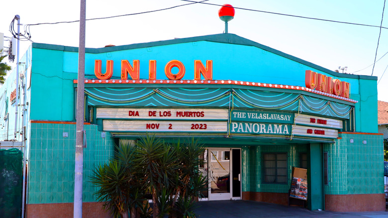 Exterior of the Velaslavasay Panorama in Los Angeles