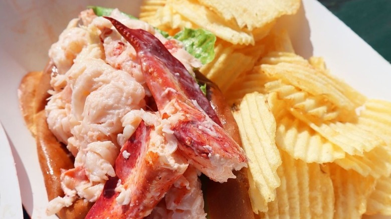 Closeup on Five Islands Lobster Co.
