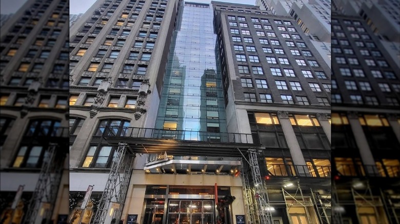 Exterior of LUMA Hotel Times Square