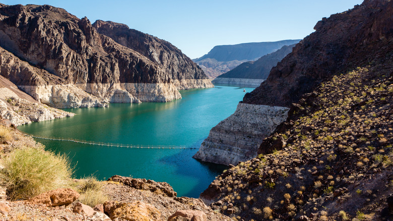distant view of Lake Mead