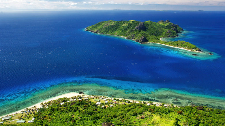 View from Wayasewa island, Fiji